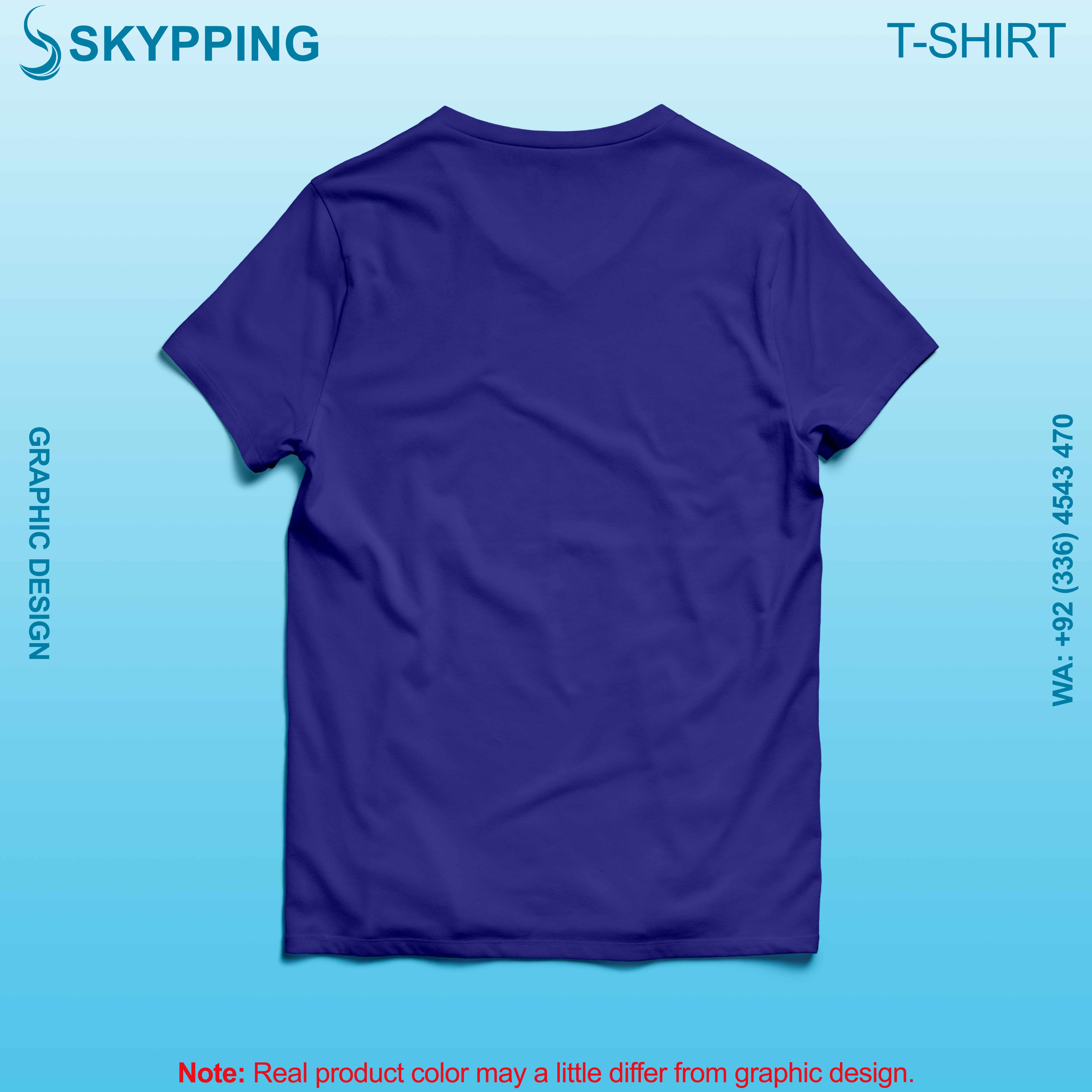 V-Neck Short set-in style sleeve long length t-shirt with shoulder panel for men